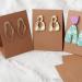 Temlum 50 Pcs Standing Earring Display Cards | Earring Holder Cards for Small Business | Jewelry Packaging Supplies - Buy Online on GoSupps.com