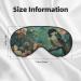 Buy SSIMOO Flower and Bird Art Soft Sleep Eye Mask - Breathable Travel Eye Patch for Women - Perfect for Relaxation and Comfort - Buy Online on GoSupps.com