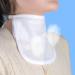 Neck Trachea Cover Double Layer Stoma Protector Shower Collar Adjustable Tracheotomy Cover Dust Cover Stoma Guard (White)