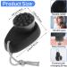Premium Dual Silicone Facial Cleansing Brush - Exfoliating Face Scrubber for Deep Pore Cleansing & Skin Care (Black) - International Shipping Available - Buy Online on GoSupps.com