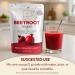 Organic 4-in-1 Beet Root Powder Drink Mix with Pomegranate Raspberry & Ceylon Cinnamon | Beetroot Powder | Nitric Oxide Booster Powder for Energy & Endurance | Vegan Non-GMO | 4.23 oz (24 Servings) - Buy Online on GoSupps.com