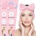 Absorbent Coral Fleece Spa Headband for Face Washing and Makeup - Soft Elastic Hairband for Skincare, Shower, and Sports - Buy Online on GoSupps.com
