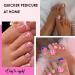 Buy GlimightyX Soft Gel Toe Nail Tips - Long Square Fake Toenails with Full Matte Finish | Pre-shaped Gel Press On Nails for Acrylic Extension - Buy Online on GoSupps.com