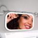 Fancii LED Car Visor Makeup Mirror - 3 Color Settings, Dimmable Touch Light, Adjustable Clip On Vanity Mirror - Built-in Kickstand - for All Cars (Juni) - Buy Online on GoSupps.com