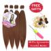 Multi Pack Deal: Spetra Pre-Stretched Braiding Hair 8 Bundles 24 Inch Auburn Brown - Professional Yaki Straight Synthetic Crochet Braids - Hot Water Setting - Soft Box Braids - Buy Online on GoSupps.com