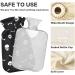 Cartoon Skull Hot Water Bottle 1L - BPA Free Small Hot Water Bag for Pain Relief & Cold Compress - Buy Online on GoSupps.com