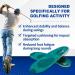 GED Golf Shoe Insoles for Women - Arch Support & Comfort for Plantar Fasciitis - Enhance Stability & Balance in Golf - US Size 9-9.5 - Buy Online on GoSupps.com