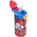 Zak Designs Marvel Spider-Man Stainless Steel Kids Water Bottle - Flip Straw, Locking Spout Cover - 15.5oz Non-BPA Cup for Sports/Travel - Spidey and His Amazing Friends - Buy Online on GoSupps.com