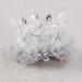 Nishine Baby Crown Hairpins | Princess Tiara Hair Clips for Girls | Silver Tulle Net Tiaras - Perfect Kids Gift - Buy Online on GoSupps.com