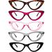 Yogo Vision Reading Glasses 5 Pk Readers for Women Cateye Eyeglasses and Light Spring Hinge Frame +2.75 Set of 5: Black  Grey  Pink. Hot Pink  Brown Havana 2.75 x - Buy Online on GoSupps.com