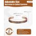 JECANORI Magnetic Copper Bracelets - Adjustable Solid Copper Bangles with Ultra-Low Magnets & Jewelry Gift Box (Ros Copper) - Buy Online on GoSupps.com