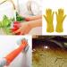 Dishwashing Gloves Durable Dishwashing Gloves Kitchen Scrubber Rubber Gloves Cleaning Gloves Washing Bowls Gloves Tools (Color : Yellow Size : L) Large Yellow - Buy Online on GoSupps.com