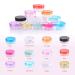 Ulikey 60 PCS Empty Cosmetic Jars - 5g Plastic Containers with Lids for Cream Powder Glitter | 12 Vibrant Colors - Perfect for Nail Art & Crafts - Buy Online on GoSupps.com