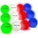 GoSports Light Up LED Golf Balls 12 Pack - Impact Activated with 10 Minute Timer