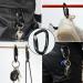 Braveshine 12kN Twist Lock Carabiner Hook - 80mm Aluminum 1200kg Resilience 2-Pack Black for Hammocks Sun Sails & Dog Leashes - Buy Online on GoSupps.com