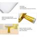 Neck Face Duster Brush Yellow Neck Duster with Electroplated Handle for Hair Cutting Skin Friendly Soft Bristles Brush for Removing Loose Hair Barber Cleaning Brush for Salon Home - Buy Online on GoSupps.com