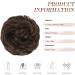 FESHFEN Messy Bun Hair Piece - Synthetic Wavy Curly Chignon Ponytail Extension for Women, Girls, Kids - 1PCS - Buy Online on GoSupps.com
