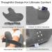 Zomaple Shoulder Surgery Pillow for Pain Relief | Soft Rotator Cuff Pillow for Comfort and Support | Healing Charcoal Grey - Buy Online on GoSupps.com
