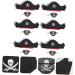 FRCOLOR 12 Sets Pirate Hair Blindfold Party Supplies Cosplay Costumes Pirate Cosplay Hat Pirate Captain Costume Cap Pirate Eye Patch Photo Props Halloween Pirate Costume Prom Suit Cloth - Buy Online on GoSupps.com