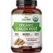 Zazzee USDA Organic Ginger Root 20:1 Extract 6000 mg Strength Standardized to 5% Gingerols 100 Vegan Capsules 20X Potency Digestive and Stomach Support Non-GMO All-Natural Made in The USA