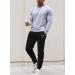 Renaowin Men's Lightweight Slim Fit Sweatpants with Drawstring Waist and Pockets - Black Smiley Pattern | Ideal for Workout, Running, Gym - Size Large - Buy Online on GoSupps.com