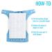 JM Disposable Bamboo Diaper Liners 7.5x11.5 inches, Fragrance & Chlorine Free, Highly Absorbent, Biodegradable Inserts - 100 Sheets/Roll, Pack of 4 - Buy Online on GoSupps.com
