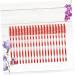 BELLIFFY 100pcs Nylon Eyelash Brush Lash Bonder Lash Lengthening Mascara Eyelash Remover Eyelash Mascara Red Size 1 Red - Buy Online on GoSupps.com