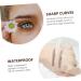 Angoily 9 Sheets Imitation Eco Eyebrow Sticker Stickers Realistic Eyebrow Tattoos Artificial Eyebrow Tattoos 21.5X14.5cm Brown - Buy Online on GoSupps.com