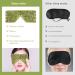 Jade Eye Mask - Large Cooling Facial Mask with 100% Real Jade for Hot & Cold Therapy | Green Jade Sleeping Eye Cover for Relief - Buy Online on GoSupps.com