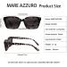 MARE AZZURO Women's Reader Sunglasses UV Sun Reading Glasses 0.5-4.0 Strength - A-brown 2.75x - Buy Online on GoSupps.com