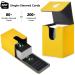 Totteri Card Deck Box with 100 Card Sleeves - Electric Yellow | Pokemon Trading Card Storage Case for 100+ Sleeved Cards | PVC-Free Card Holder for MTG/TCG - Buy Online on GoSupps.com
