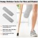 Buy Bunnycool Prosthetic Stump-Dumper Socks - Amputee Stump Socks for Men & Women | 10 Colorful Pairs in Gray - International Shipping Available - Buy Online on GoSupps.com