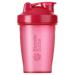 Blenderbottle Classic Shaker with blender ball optimally suitable as protein Shaker protein shaker water bottle drinking bottle BPA free scaled up to 400 ml capacity 590 ml pink transparent 590 ml pink