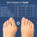 Toe Separator & Bunion Corrector for Overlapping Toes - 6 Pairs (White) | Hallux Valgus Relief for Women and Men - Buy Online on GoSupps.com