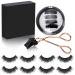 8PCS Magnetic Eyelashes,Dual Magnetic Eyelashes without Eyeliner or Glue Reusable Time-saving False Eyelashes with Lashes Clip Natural Looking Easy to Wear
