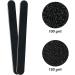5 Pack Nail File and Buffer Block - Professional Manicure Tools Kit, 100/180 Grit Black Nail Pedicure File for Sanding, Buffing, Grinding - Plisher File Included - Buy Online on GoSupps.com