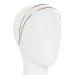 Gold Metal Double Headband by L. Erickson - Stylish Hair Accessory - Buy Online on GoSupps.com