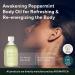 AROMATICA Peppermint & Eucalyptus Body Oil 100ML - Aromatherapy Massage Oil - Buy Online on GoSupps.com