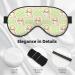 Rabbit Tie Print Sleep Eye Mask - Soft Blindfold with Elastic Strap for Travel & Night Sleeping - Buy Online on GoSupps.com