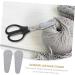 Frcolor 2-Pack Shearing Set - DIY Scissor Covers for Hairdressing & Salon Use | Protective PU Sheaths | 6.4x2.5cm Silver - Buy Online on GoSupps.com