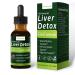 Herbmood Milk Thistle Liver Detox Drops Cardo Mariano para el Higado Graso Alcachofas para Bajar de Peso All-Nature Herbal Extract Liquid for Liver Cleanse Detox & Repair. 2fl oz (Pack of 1)