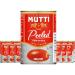 Mutti Whole Peeled Tomatoes (Pelati), 14 oz. | 12 Pack | Italys #1 Brand of Tomatoes | Fresh Taste for Cooking | Canned Tomatoes | Vegan Friendly & Gluten Free | No Additives or Preservatives Whole Peeled Tomatoes 14.1 Ounce (Pack of 12)