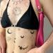 Esland Realistic Moon Sun Stars Space Planets Chain Temporary Tattoos | Vertical Spine Tattoo Stickers for Women Men - Buy Online on GoSupps.com