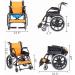Ultra Lightweight Foldable Wheelchair Brake Transport Wheelchair with Swing-Away Footrest and Flip Back Backest PortableTravel Wheelchair Safety Belt - Buy Online on GoSupps.com