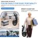 GJDZS Wheel Chairs Ultralight Weight Foldable for Adults Folding Wheelchair Wheelchairs for Adults Lightweight Foldable Travel Wheelchair Can be Easily Carried on The Plane (Color : Blue) - Buy Online on GoSupps.com