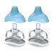 Kiinde Twist Active Latch Nipples for Breast Milk Discourages Lazy Latching Seamless Transition Between Bottle and Breast Helps Relieve Colic - Medium Flow (2 Pack) One Size (Pack of 2)
