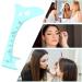 Eyebrow Shaping Template | Silicone Eyebrow Makeup Mapping Template | Brow Positioning Ruler Makeup Guide Tool Professional Quick Eye Makeup Tool Blue - Buy Online on GoSupps.com