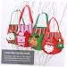 ORFOFE 3pcs Christmas Bag Candy Bags Present Bag Candy Pouch Xmas Tote Bag Cloth Party Supplies - Buy Online on GoSupps.com