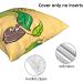 YYHHAOFA Sunflower Seeds and Sunflowers Prints Universal Pillowcase for All Seasons 18"x18" : Soft and Comfortable Suitable for car Sofa Black 18 x 18-Inch - Buy Online on GoSupps.com