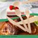 100 Pack 6.5 Disposable Wooden Forks - Biodegradable Utensils for Parties, Camping, Weddings - Natural Wood - Buy Online on GoSupps.com